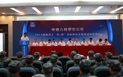 【培训】中建八局东北公司2018届新员工培训开班典礼在我校成功举办!