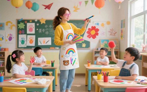 走进小学美术老师的幸福职场世界